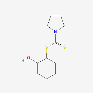 2-Hydroxycyclohexyl pyrrolidine-1-carbodithioate