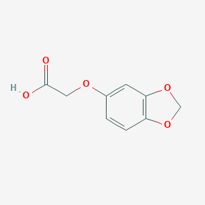 molecular formula C9H8O5 B012637 (1,3-Benzodioxol-5-yloxy)acetic acid CAS No. 106690-33-9