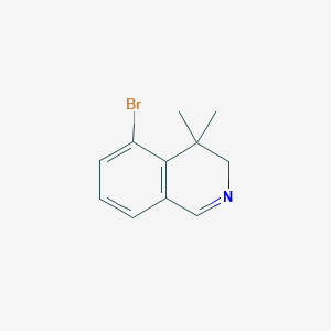 5-Bromo-3,4-dihydro-4,4-dimethylisoquinoline