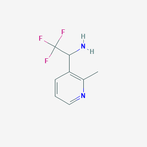 2,2,2-Trifluoro-1-(2-methyl-pyridin-3-YL)-ethylamine