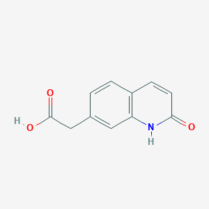 2-Hydroxyquinoline-7-acetic acid