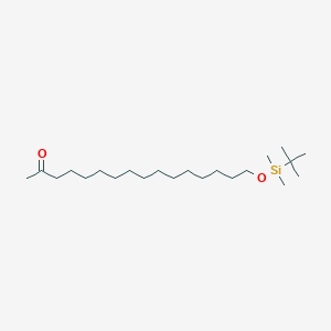 16-{[tert-Butyl(dimethyl)silyl]oxy}hexadecan-2-one