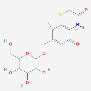 molecular formula C17H23NO8S B1263706 Xanthiside CAS No. 866366-86-1