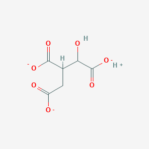 molecular formula C6H6O7-2 B1263711 氢异柠檬酸 