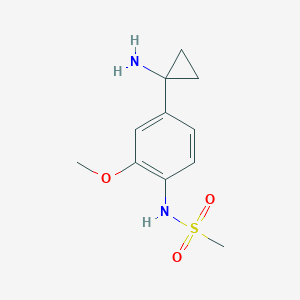 Methanesulfonamide, N-[4-(1-aminocyclopropyl)-2-methoxyphenyl]-