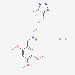 molecular formula C15H24ClN5O3S B12637169 C15H24ClN5O3S 