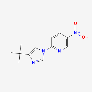 2-(4-Tert-butylimidazol-1-yl)-5-nitropyridine