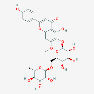 molecular formula C28H32O15 B1263722 Nitensoside A 