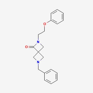 2,6-Diazaspiro[3.3]heptan-1-one,2-(2-phenoxyethyl)-6-(phenylmethyl)-