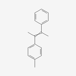 molecular formula C17H18 B12637230 1-Methyl-4-(3-phenylbut-2-en-2-yl)benzene CAS No. 919789-88-1