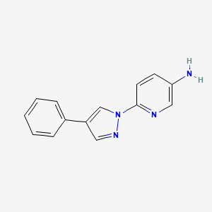 6-(4-phenyl-1H-pyrazol-1-yl)pyridin-3-amine