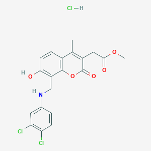 molecular formula C20H18Cl3NO5 B12637265 C20H18Cl3NO5 