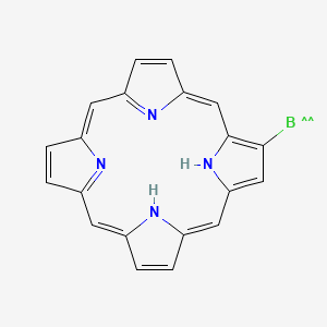molecular formula C20H13BN4 B1263728 2-Boranylporphyrin 
