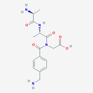 L-Alanyl-L-alanyl-N-[4-(aminomethyl)benzoyl]glycine