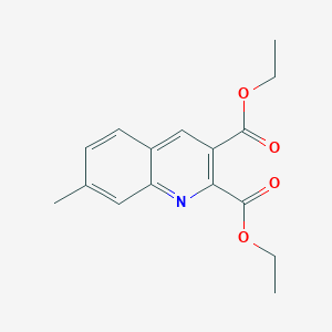 7-Methylquinoline-2,3-dicarboxylic acid diethyl ester