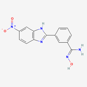 3-(6-Nitro-2-benzimidazolyl)benzamidoxime