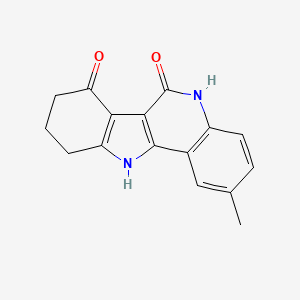 molecular formula C16H14N2O2 B12637353 2-Methyl-8,9,10,11-tetrahydro-5H-indolo[3,2-c]quinoline-6,7-dione CAS No. 920276-19-3