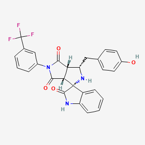 molecular formula C27H20F3N3O4 B12637366 C27H20F3N3O4 