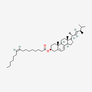 molecular formula C44H72O2 B1263737 Ergosteryl palmitoleate 
