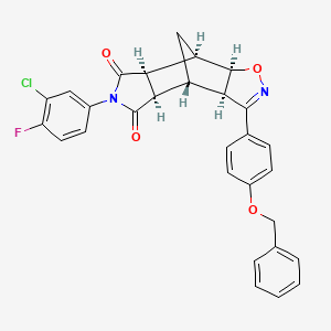 molecular formula C29H22ClFN2O4 B12637394 C29H22ClFN2O4 