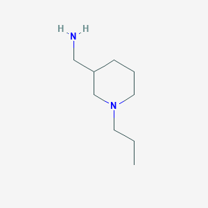 molecular formula C9H20N2 B1263743 1-(1-Propylpiperidin-3-YL)methanamine CAS No. 915924-85-5
