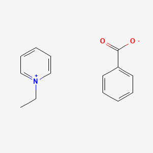 molecular formula C14H15NO2 B12637433 1-Ethylpyridin-1-ium benzoate CAS No. 920759-09-7