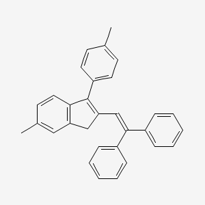 2-(2,2-Diphenylethenyl)-6-methyl-3-(4-methylphenyl)-1H-indene