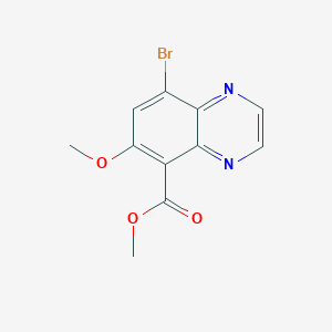 Methyl 8-bromo-6-(methyloxy)-5-quinoxalinecarboxylate