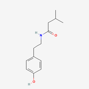 molecular formula C13H19NO2 B12637496 N-[2-(4-Hydroxyphenyl)ethyl]-3-methylbutanamide CAS No. 921607-20-7