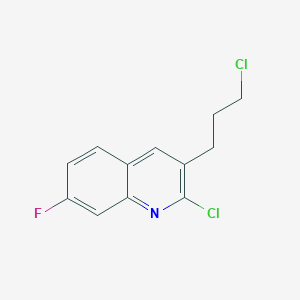 2-Chloro-3-(3-chloropropyl)-7-fluoroquinoline