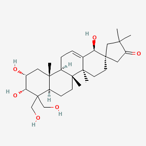 molecular formula C29H46O6 B1263753 黄芩素 
