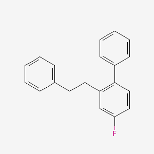 4-Fluoro-2-(2-phenylethyl)-1,1'-biphenyl