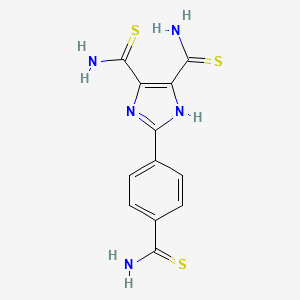 4-[4,5-Di(thiocarbamoyl)-2-imidazolyl]thiobenzamide