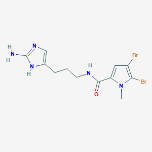 molecular formula C12H15Br2N5O B1263758 Dihydrosventrin 