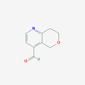 7,8-Dihydro-5H-pyrano[4,3-B]pyridine-4-carbaldehyde