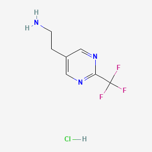 2-(2-(Trifluoromethyl)pyrimidin-5-YL)ethanamine hydrochloride