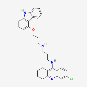 molecular formula C31H33ClN4O B1263760 Carbacrine 