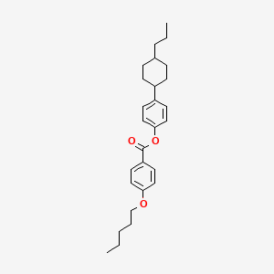 [4-(4-propylcyclohexyl)phenyl] 4-pentoxybenzoate