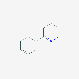 molecular formula C11H17N B12637607 6-(Cyclohex-3-en-1-yl)-2,3,4,5-tetrahydropyridine CAS No. 920512-72-7