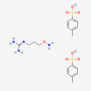 2-(3-Aminooxypropyl)guanidine;4-methylbenzenesulfonic acid