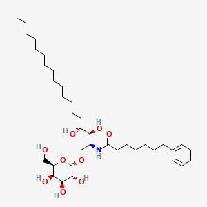 1-O-(alpha-D-galactopyranosyl)-N-(7-phenylheptanoyl)phytosphingosine
