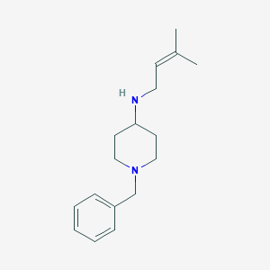 molecular formula C17H26N2 B12637670 1-Benzyl-N-(3-methylbut-2-en-1-yl)piperidin-4-amine CAS No. 919510-95-5