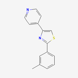 2-(3-Methylphenyl)-4-(4-pyridyl)thiazole