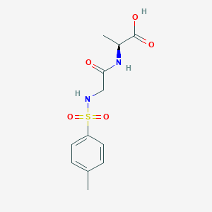 molecular formula C12H16N2O5S B12637682 N-(4-Methylbenzene-1-sulfonyl)glycyl-L-alanine CAS No. 920323-95-1