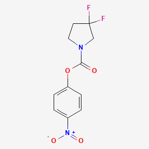 4-Nitrophenyl 3,3-difluoropyrrolidine-1-carboxylate