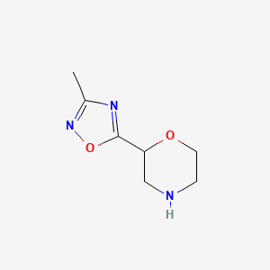 2-(3-Methyl-1,2,4-oxadiazol-5-yl)morpholine