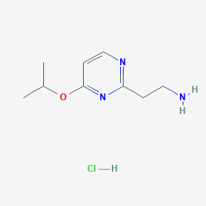 2-(4-Isopropoxypyrimidin-2-YL)ethanamine hydrochloride