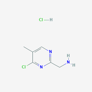 (4-Chloro-5-methylpyrimidin-2-YL)methanamine hydrochloride