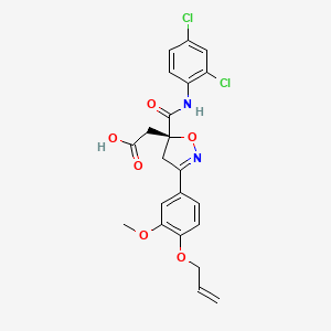 molecular formula C22H20Cl2N2O6 B12637780 C22H20Cl2N2O6 