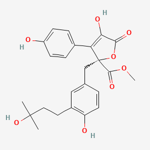 molecular formula C24H26O8 B1263779 Aspernolide B 